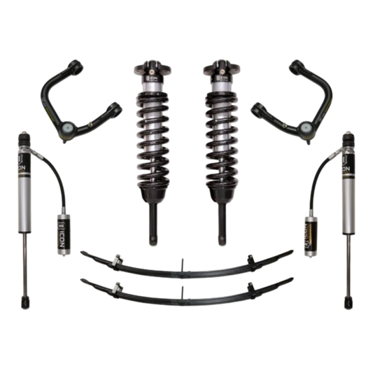 Icon | Stage 3 Suspension System |  W/Billet Upper Control Arms | 0-3.5" Lift - (2005-2015) Toyota Tacoma | 0-2.75" Lift - (2016-2023) Toyota Tacoma  | K53003