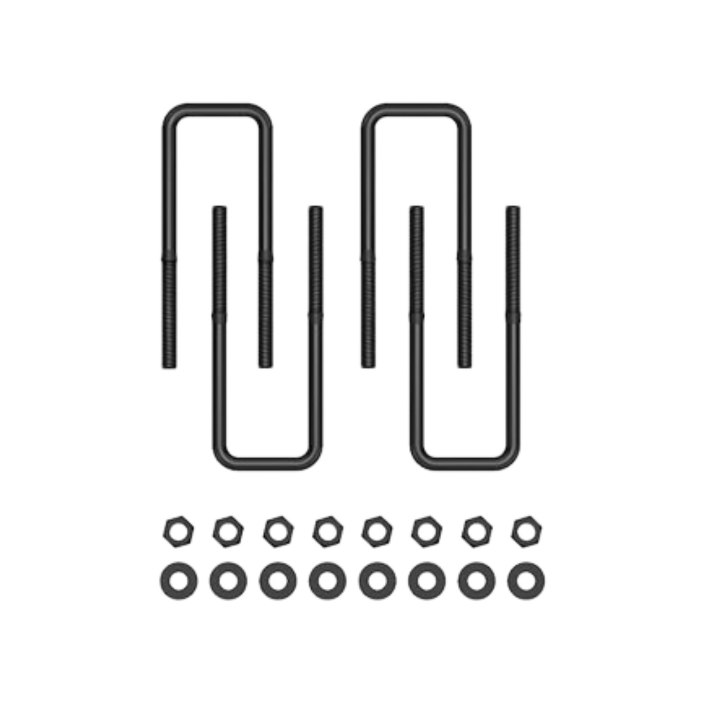 Icon | 9.5" Lift Rear U-Bolt Kit | 1996-2023 Toyota Tacoma or 2000-2021 Toyota Tundra | 52100
