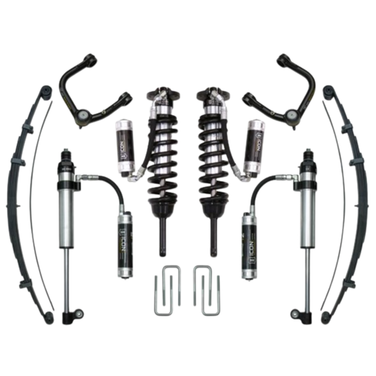Icon | Stage 9 Suspension System | W/Tubular Upper Control Arms | 0-3.5" Lift - (2005-2015) Toyota Tacoma | 0-2.75" Lift - (2016-2023) Toyota Tacoma  | K53009T
