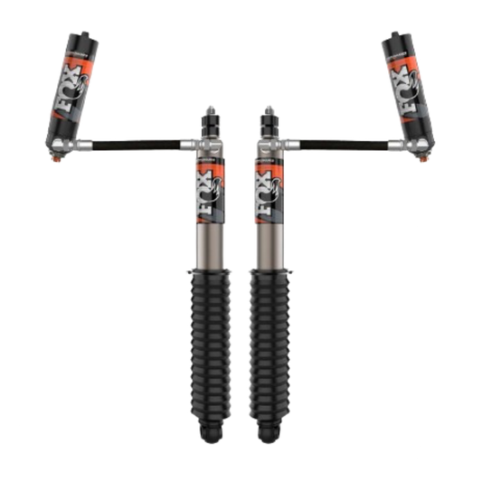 Fox | 2.5 Perf Elite Series | 1.5-3” External Reservoir Rear Lift Shocks | W/Dampening Adjustment Knobs