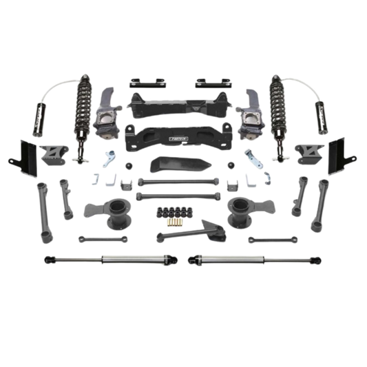 Fabtech | 6" Performance Bracket Lift Kit | W/Extended Dirt Logic Exernal Reservoir Coilovers | Dirt Logic Rear Shocks | 2010-2023 Toyota 4Runner (No KDSS)