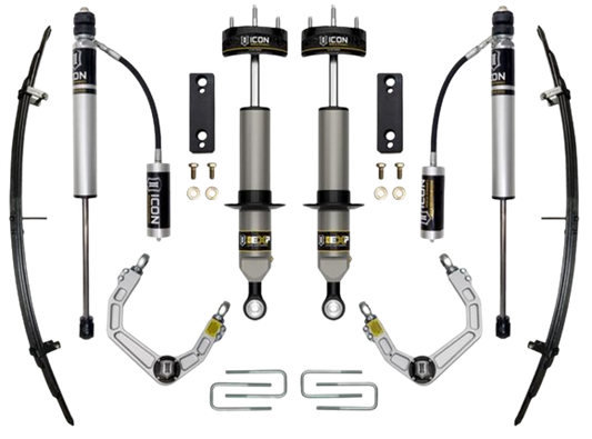 Icon | 0-2" Lift | Stage 3 EXP Suspension System | W/Billet Upper Control Arms | Toyota Tacoma (2005-2023) | K53222
