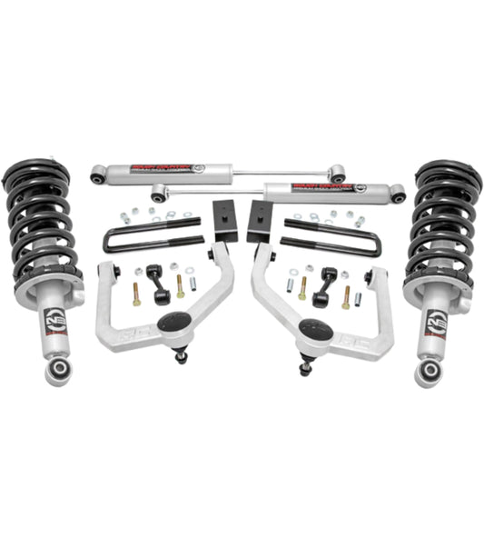 Rough Country | 3"/1" | Loaded Strut Lift Kit | (2016-2024) Nissan Titan
