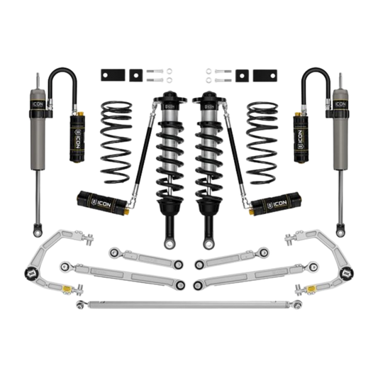 Icon | Stage 10 Suspension System | W/Billet Upper Control Arms | 3-4.5" Lift
