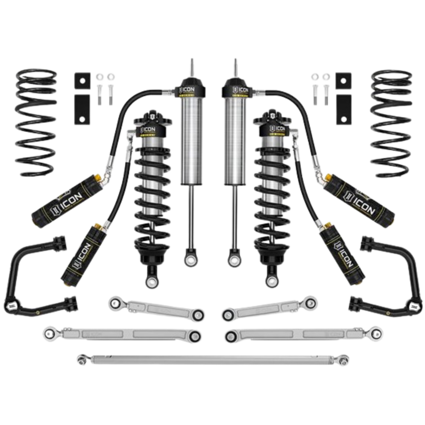 Icon | Stage 2 Suspension System | W/Tubular Upper Control Arms | 3-4.25" Lift