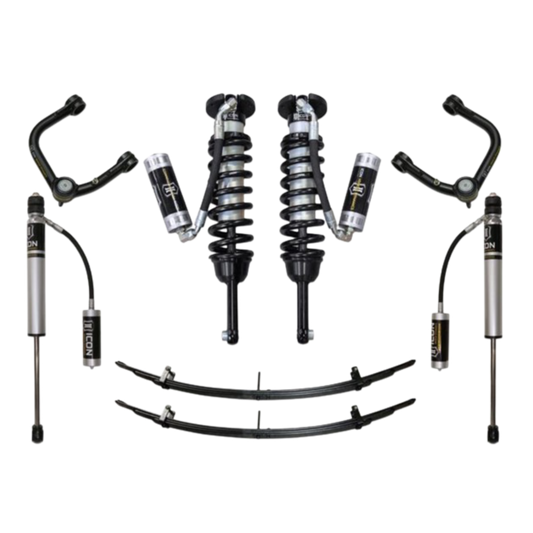 Icon | Stage 4 Suspension System | W/Tubular Upper Control Arms | 0-3.5" Lift - (2005-2015) Toyota Tacoma | 0-2.75" Lift - (2016-2023) Toyota Tacoma  | K53004T