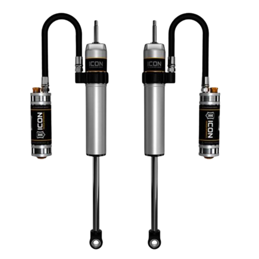 Icon | 0-1.5" | Rear Lift Shock Absorbers | W/External Reservoir and Dampening Adjustment Knobs | (2005-2023) Toyota Tacoma 4WD | 57805CP